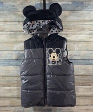 Disney, Size 5T, Mickey Mouse, Grey Vest.