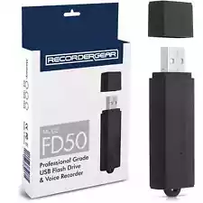 FD50 Voice Activated Recorder, Hidden Mini Audio Recording Device, Long Battery