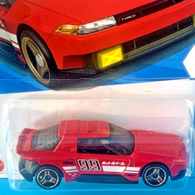 HOT WHEELS 2025 HAKO TYPE D RED 98/250 HYX80 LET'S RACE NETFLIX