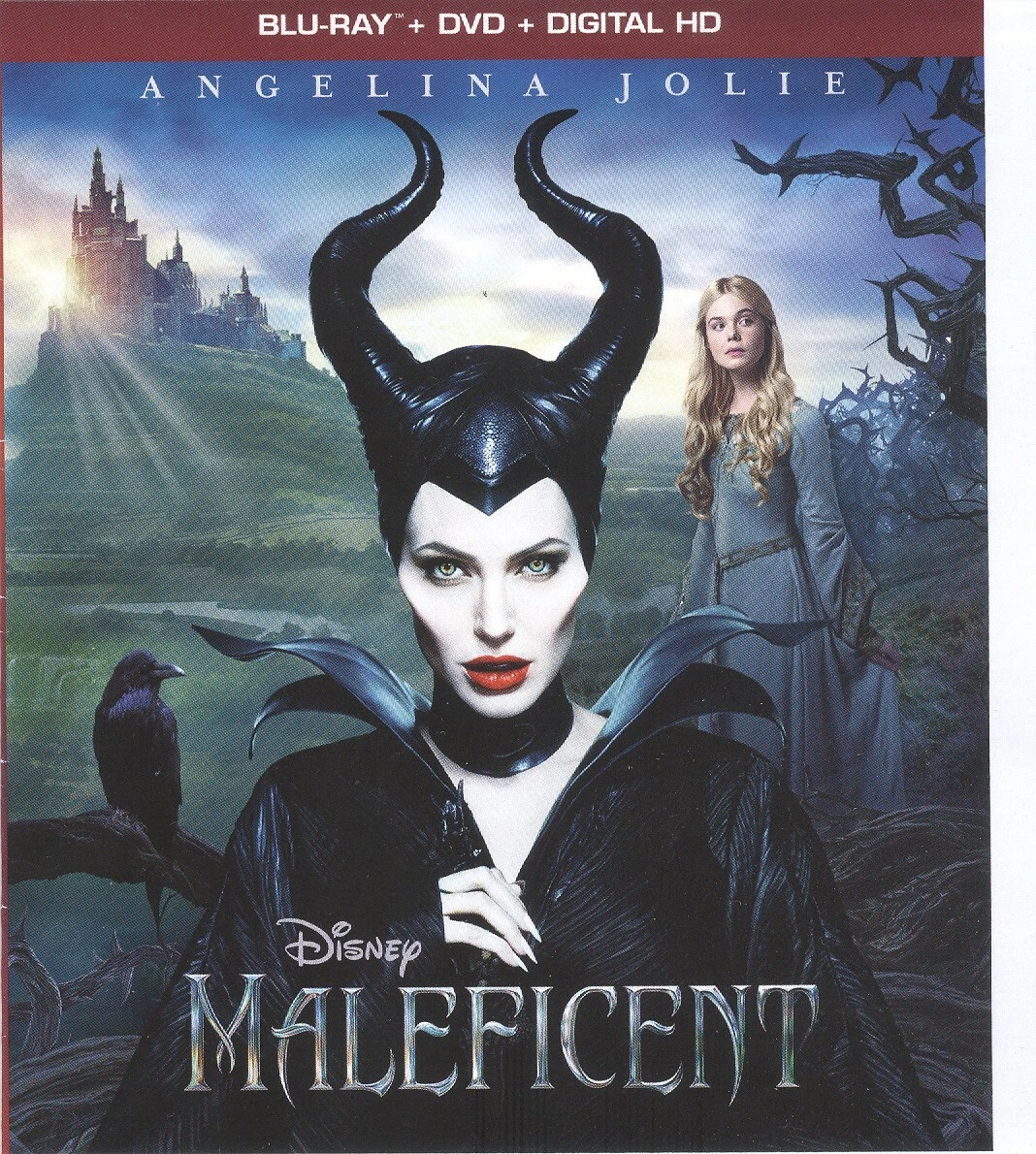 ORIGINAL COVER ART Maleficent (2014 Blu-ray Cover) Disney No Disc No Case |  eBay
