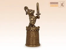 "Knight" Souvenir Сollectable Thimble with Magnet BronZamania 1-619