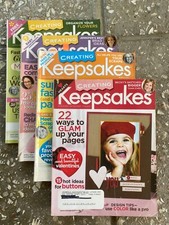 Creating Keepsakes Magazine Lot of 4 Feb - May 2007 Scrapbook Idea Books