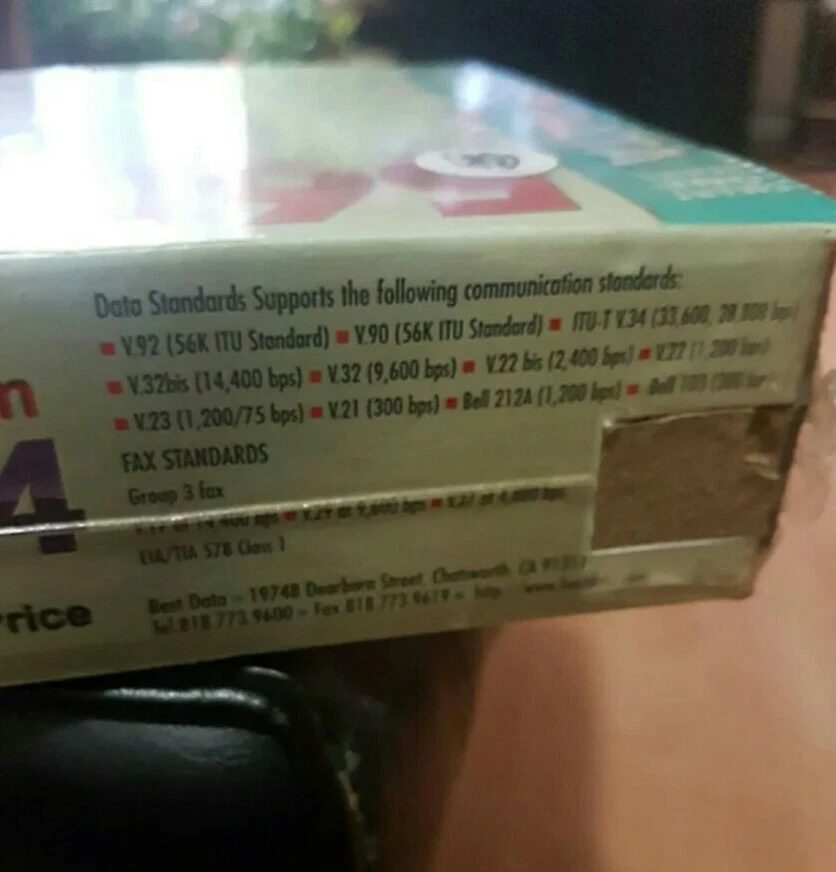 Windows Internal Modem, 56 K V.92/ V.44 PCI Version For Windows 98, ME, 2000,... - Image 3 of 4