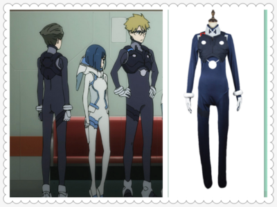 2018DARLING in the FRANXX HIRO Code 016 Cosplay Costume Jumpsuit
