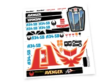 Custom Milton Bradley 1979 Electronic Star Bird Avenger stickers with Bonus!