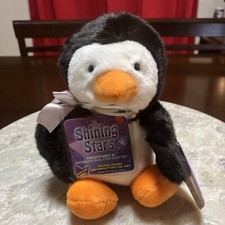 Russ Shining Stars Penguin Plush Stuffed Animal W/Sealed Tag  Code NEW