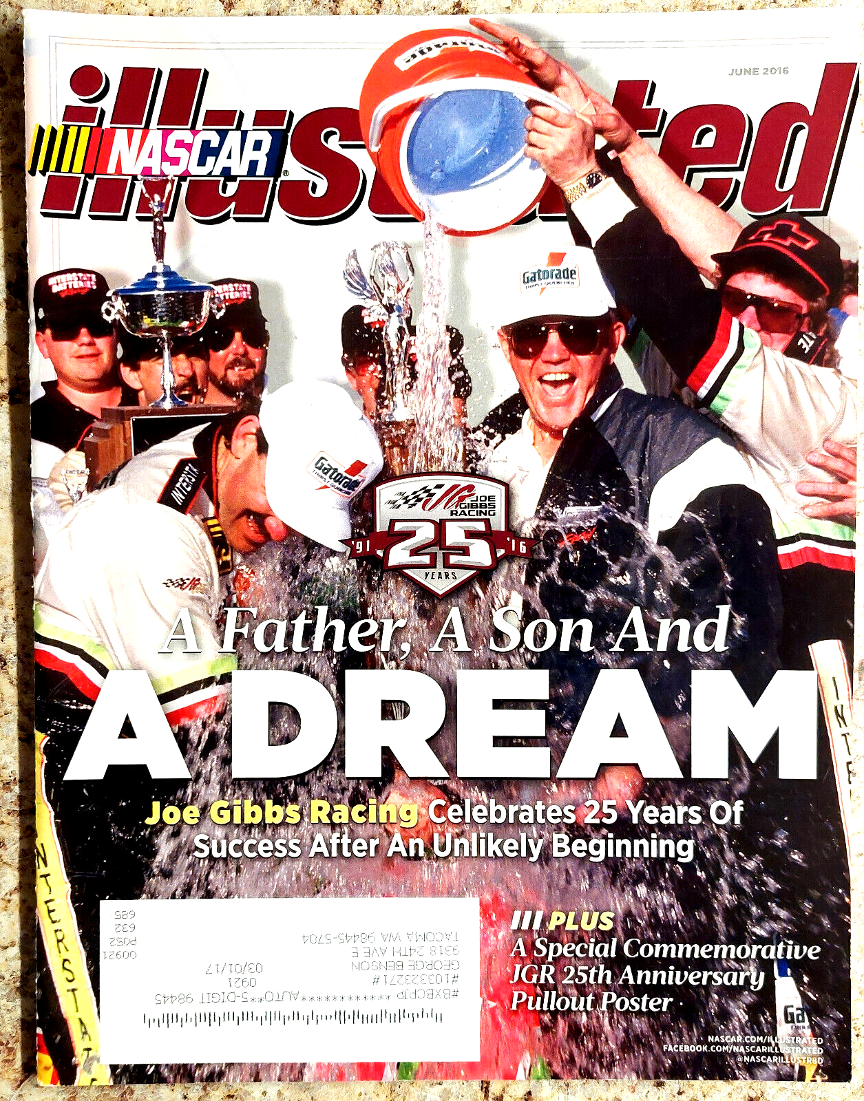 NASCAR Illustrated magazine, June 2016, articles, news, great pics