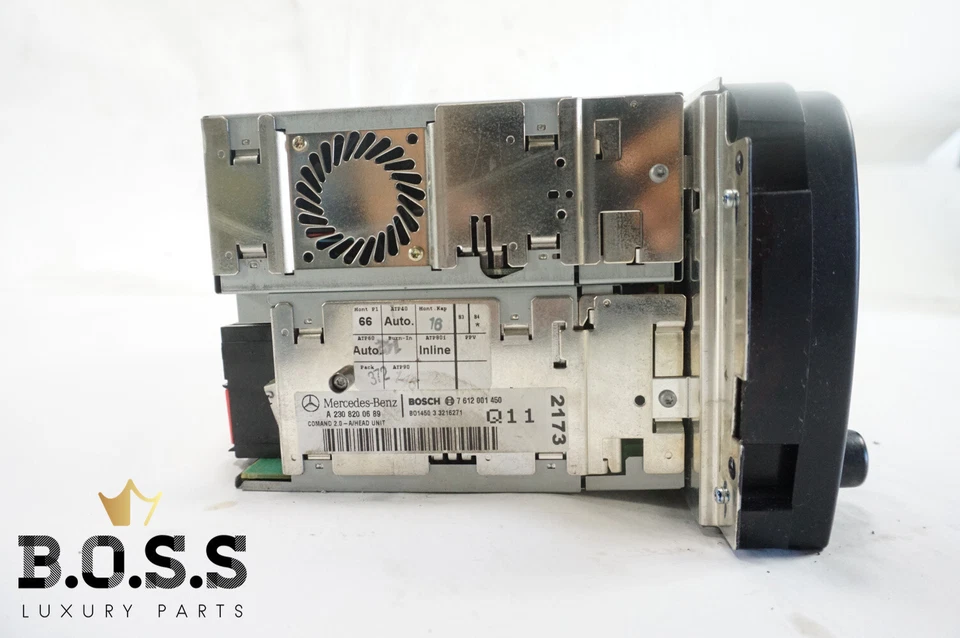 03-06 Mercedes-Benz R230 SL600 Unidad principal Radio Comando Navegación OEM Foto 2 de 4