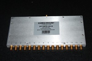 Mini-Circuits ZC16PD-24-S, 16-Way SMA Power Splitter Combiner 650MHz - 2400 MHz