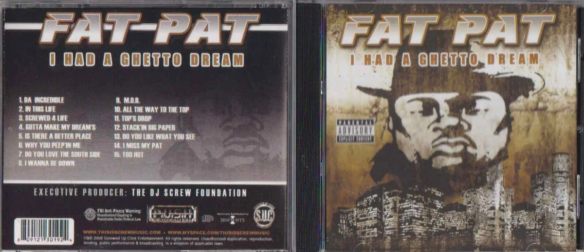 Fat Pat - I Had A Ghetto Dream Texas Rap G-Funk !@#$ | eBay