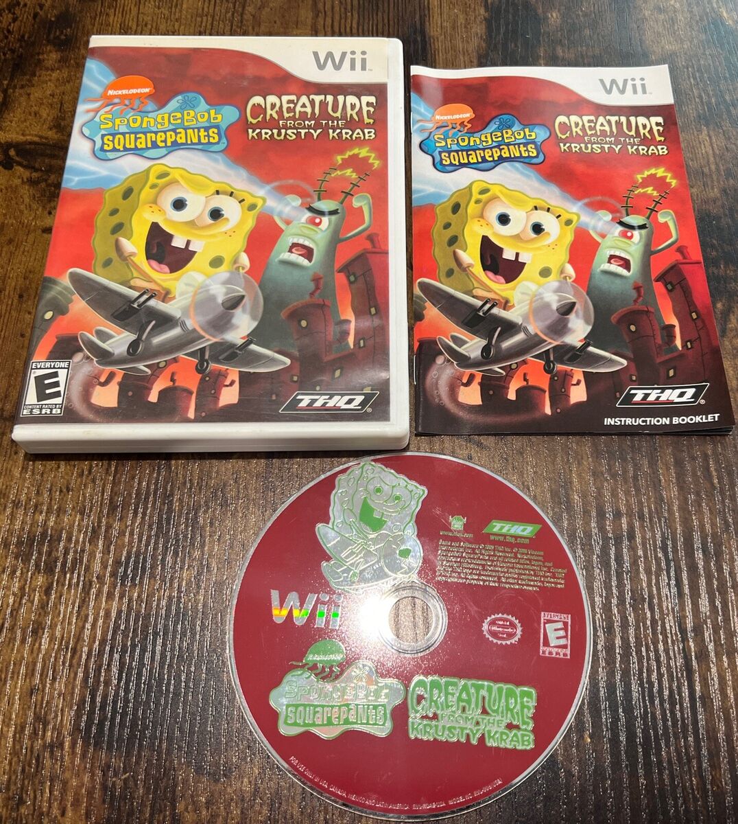 Nintendo Wii SpongeBob SquarePants Creature from the Krusty Nintendo Wii SpongeBob SquarePants Creature from the Krusty