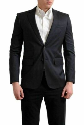 Dsquared2 ''Milano Cut'' Men's 100% Wool Striped Blazer Sport Coat US 38 IT 48