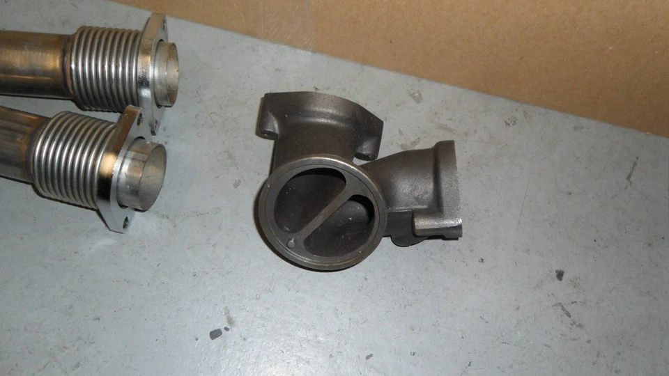 Foles coletor de escape 1999 - 2004 Ford F-350 7.3 diesel Powerstroke crossover - Imagem 3 de 4