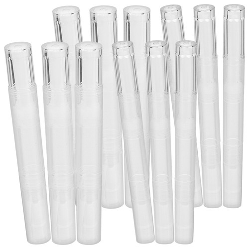 12 Stück leere Nagellackflasche nachfüllbar Ölstift Flaschen Nagelhaut Pinsel - Bild 3 von 12