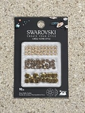 SWAROVSKI Create Your Style Xirius Hotfix Combo Golden Shadow 90pc New