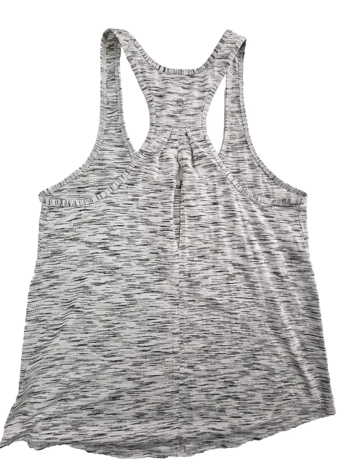 Camiseta sin mangas Lululemon para mujer talla mediana blanca Salute the Sun Tiger Space Dye M Foto 2 de 4