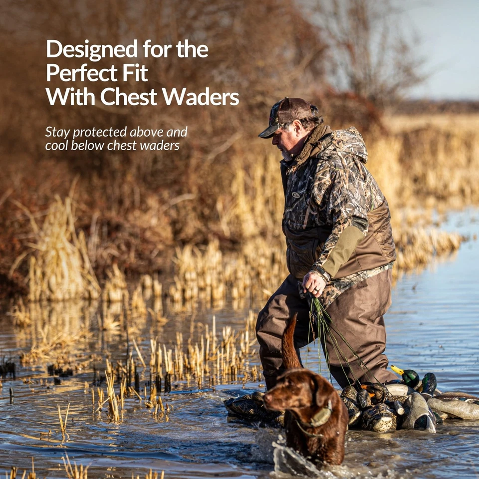 Drake Waterfowl® LST Guardian Flex™ Double Down Eqwader™, Water - Image 4 of 4
