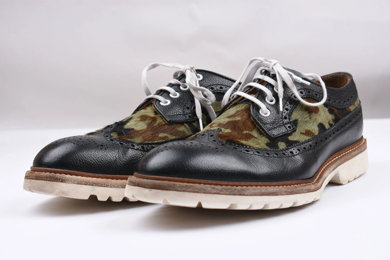 Stivali scarpe Dsquared2 Classic Designers Brogue taglia UK 9 EU43 US10