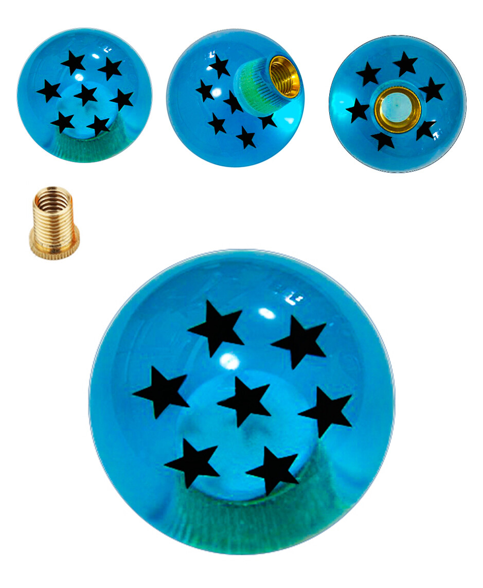 Universal JDM Blue 7 Star Dragon ball Z Shift Knob Manual Gear