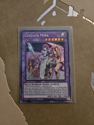 Yugioh! Centaur Mina BROL-EN020 Secret Rare 1st Edition
