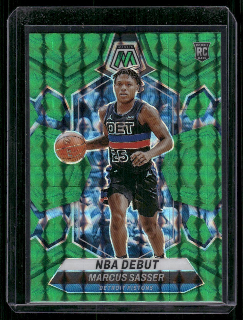 Marcus Sasser 2023-24 Panini Mosaic Green Detroit Pistons #264