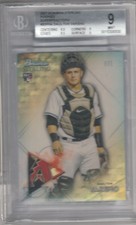 Marketplace image: 2021 DAULTON VARSHO RC 1/1 BOWMAN STERLING ROOKIE SUPERFRACTOR #BSR-64 BGS 9