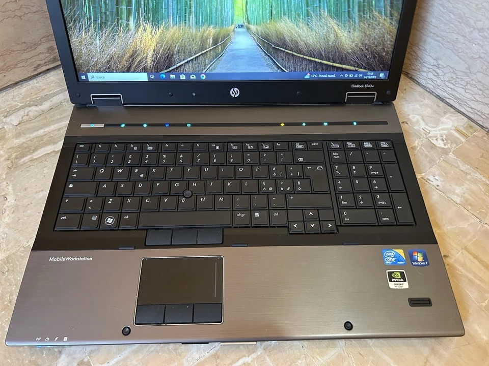 HP EliteBook 8740w – Intel i7 vPro – 12GB RAM – SSD 512GB – COME NUOVO - Immagine 2 di 4