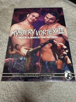 Young Bucks Mystery Vortex III 2015 Pro Wrestling Guerrilla DVD PWG AEW WWE 3