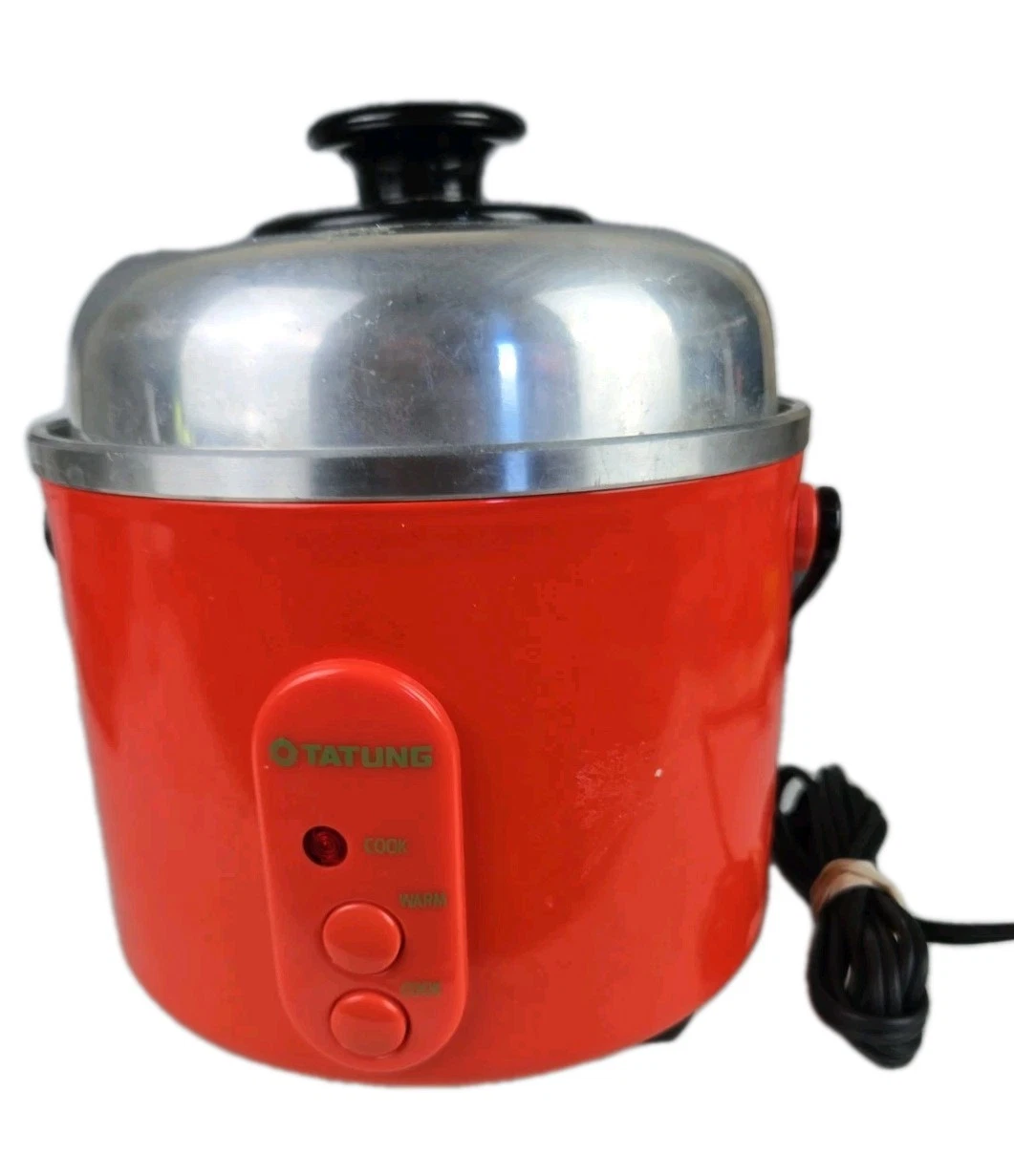 Tatung TAC-3A Rice Cooker Orange 3-Cup ***Tested/Works Great***
Opens in a new window or tab