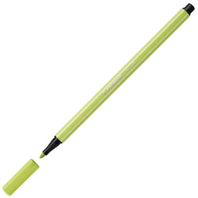 STABILO Fasermaler Pen 68, limettengrün 3 bis 60 Stk SPARE 73%