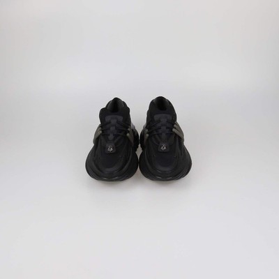 Balmain Black Neoprene and Rubber Unicorn low Top Sneakers