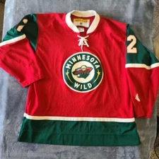 Minnesota Wild Vintage KOHO Hockey Jersey Mens L Alternate Johnson. 12. 