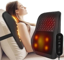 Cordless Neck and Back Massager with Heat | Deep Tissue Shiatsu Pain Relief