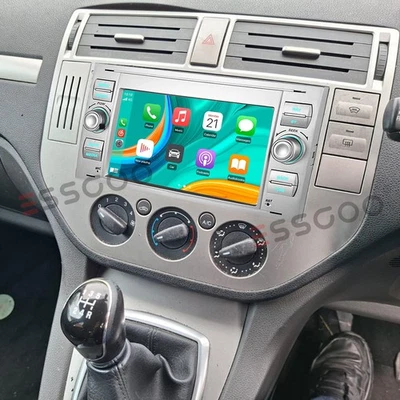 ESSGOO For Ford C-Max Focus MK2 Transit MK7 Car Stereo Radio Carplay GPS Navi FM 2+64GB