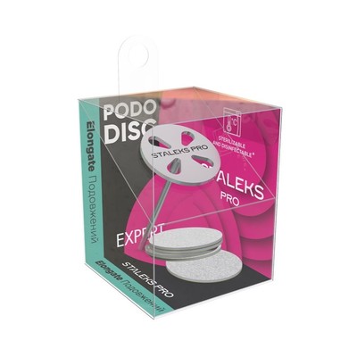 4820121599834 Staleks PodoDisc Pro metalowy wydłużony krążek do pedicure 20mm + 