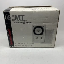 Pair, SpeakerCraft 6.5'' MT One  In Wall Speakers (White). In Wall Ceiling