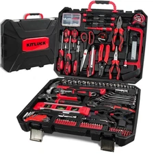 KITLUCK 228-piece Home Tool Kit, Household Hand Repair Tool Set for... Fast Ship