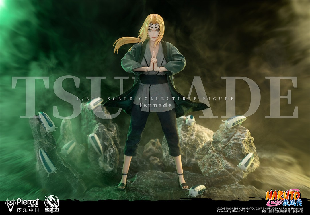 Rockettoys Tsunade 29cm/11.4In 1/6Th Scale Collectible Action Figure Anime Model