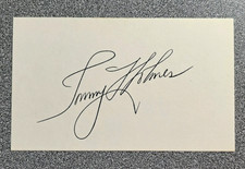 TOMMY HOLMES SIGNED AUTOGRAPHED 3x5 INDEX CARD - FREE SHIPPING