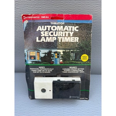Vintage Intermatic Time-All Tabletop Automatic Security Lamp Timer Model ST2B