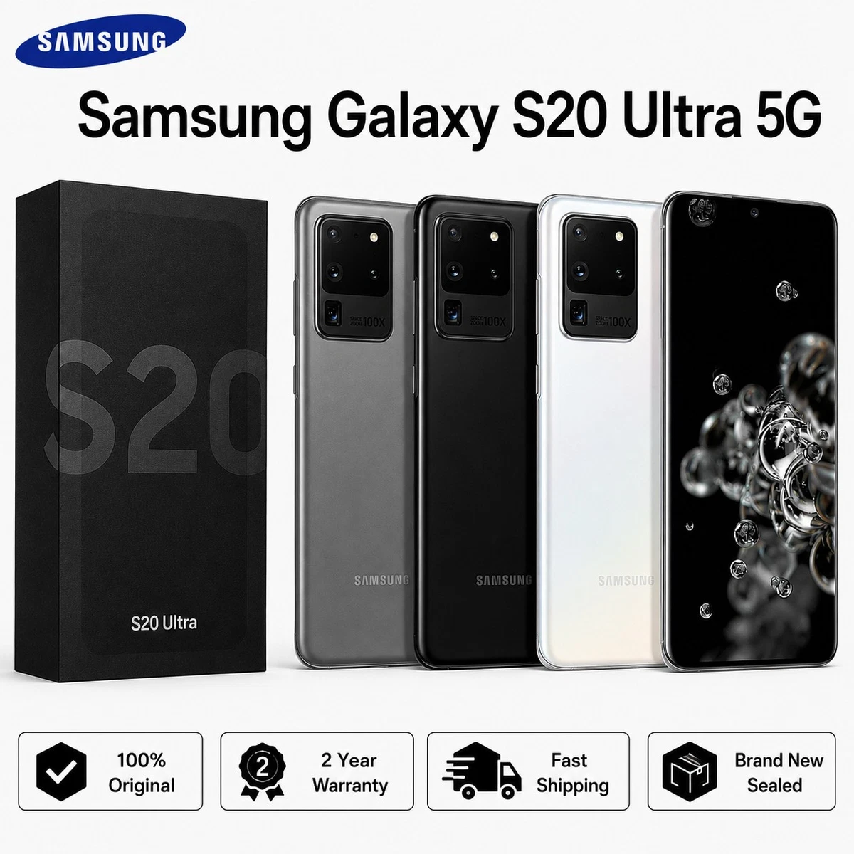 Las mejores ofertas en Samsung Galaxy S20 Ultra 5G | eBay