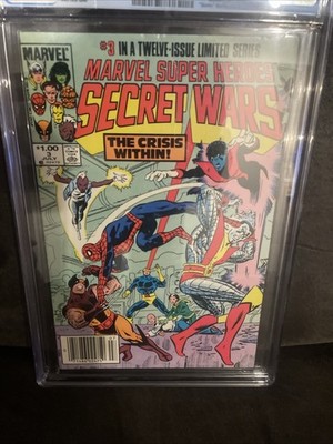 SECRET WARS #3 (1984) CGC 9.6  CPV 1st APP VOLCANA & TITANIA WHITE PAGES