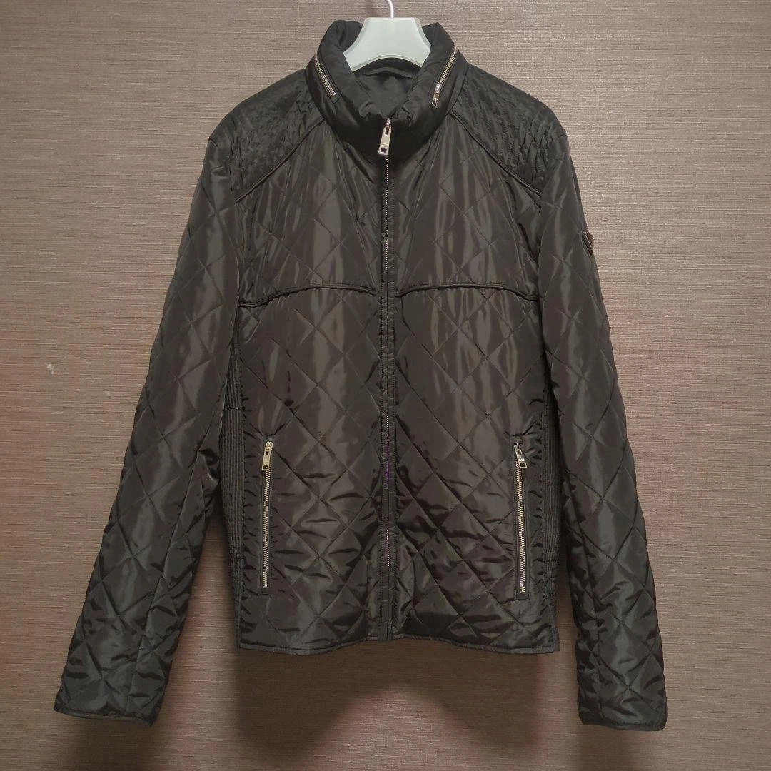 Giacca Prada in nylon trapuntato nero