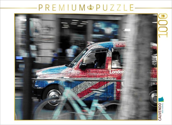 Calvendo Puzzle Taxis In London | 1000 Pieces, Finished Size 25.2 × 18.9 In (64-image