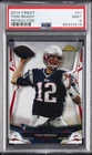 2014 TOPPS FINEST REFRACTOR #97 TOM BRADY PSA 9