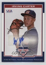 2017 Panini USA Baseball Stars & Stripes 341/399 Irving Carter #31 Auto 0i76