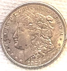 1921 P Morgan nice coin last year minted historic free shipping Sigma test+