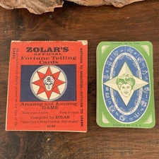 Rare - Zolar’s Official Fortune Telling Card Oracle Tarot -  Vintage 1966