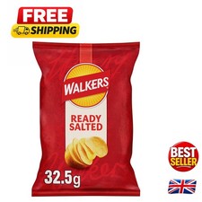 Great British Ready Salted Crisps 32.5g Case of 32 – Trusted Snacking Since 1948