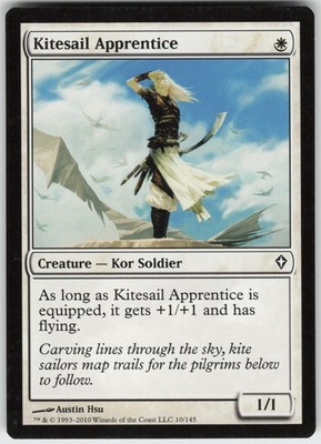 Kitesail Apprentice Worldwake Common Magic: The Gathering LP